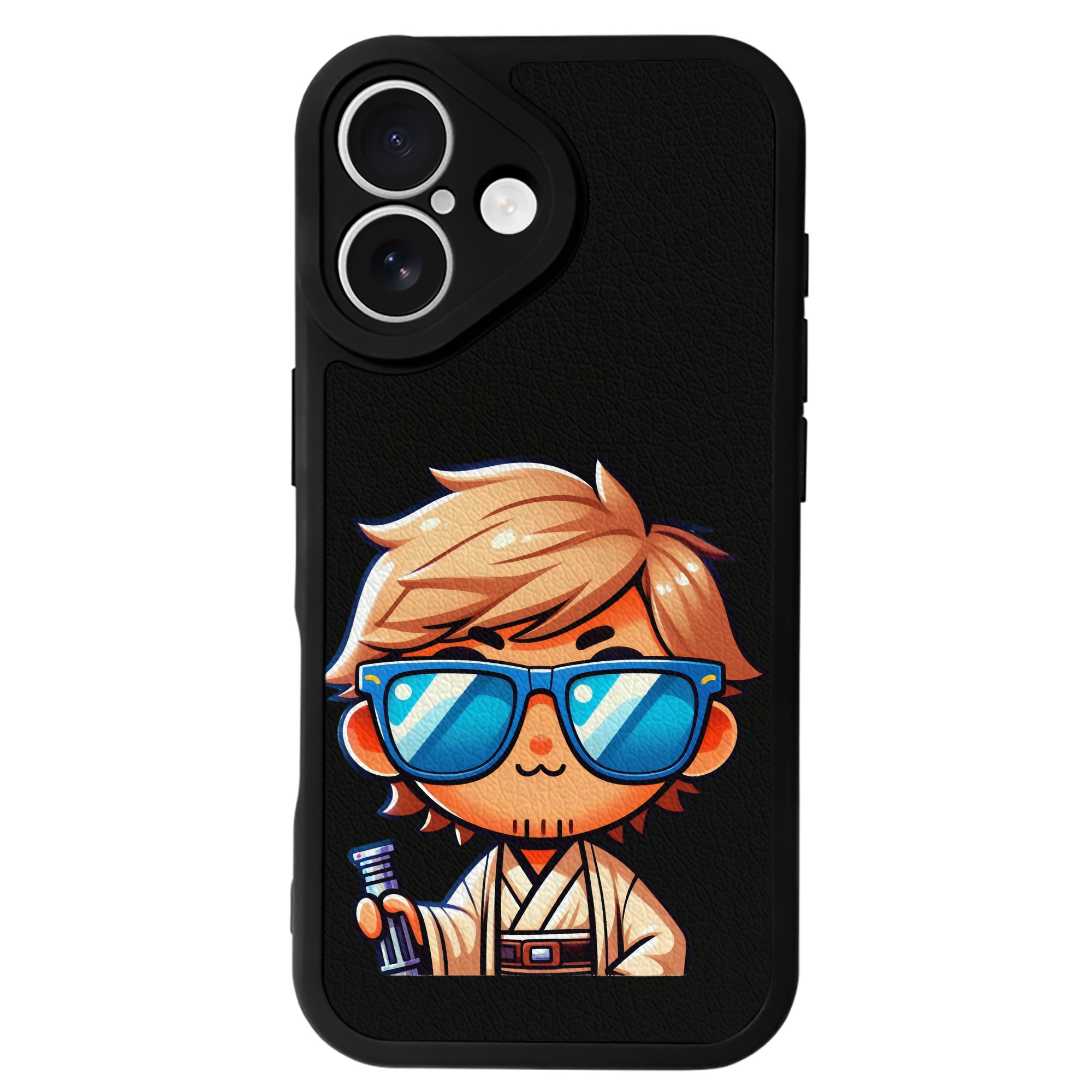 （画像用） スター・ウォーズ Star Wars 【iPhone 16シリーズ対応】シリコンスマホケース（レザー調） 材質：シリコン
